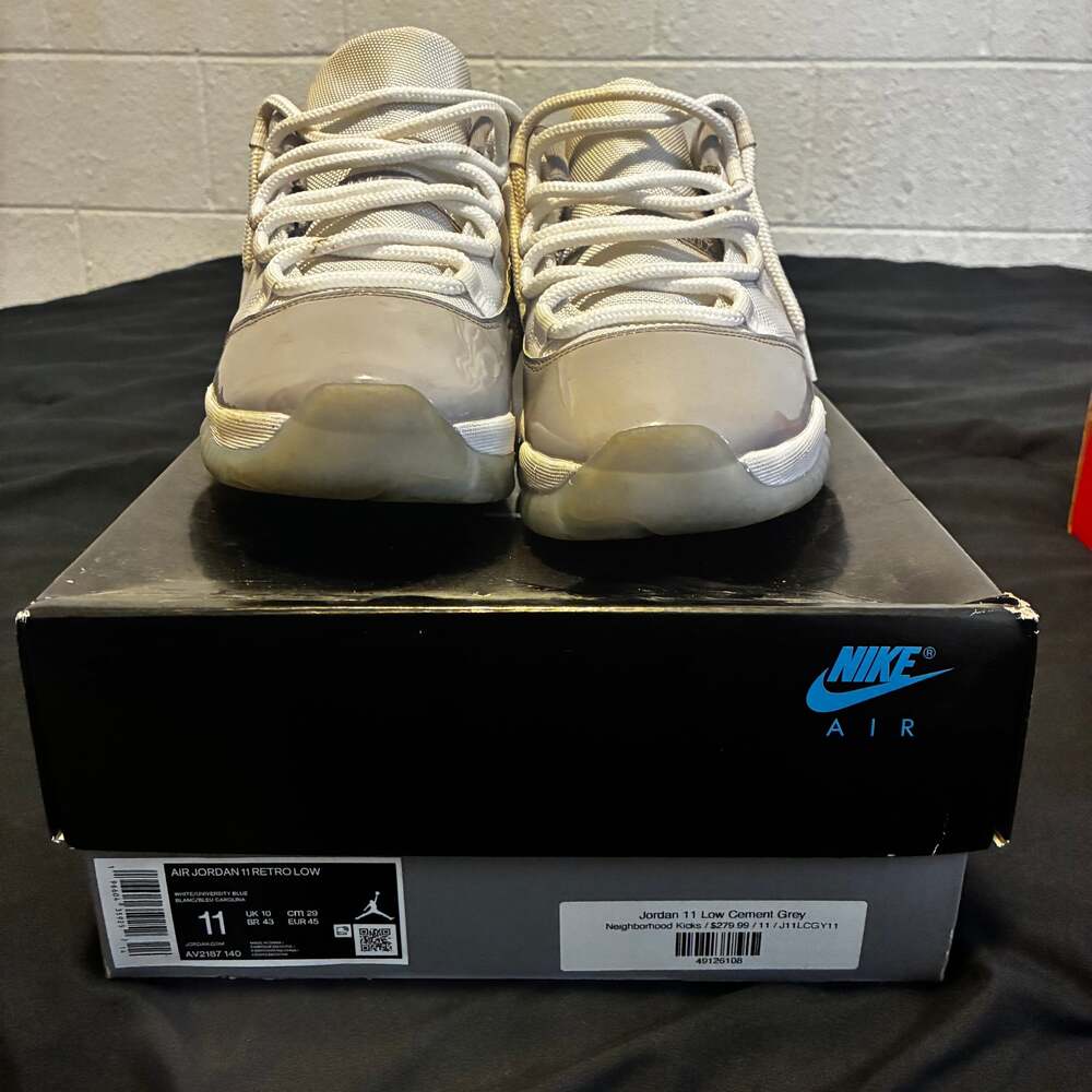 Air Jordan 11 Retro Low Cement Grey